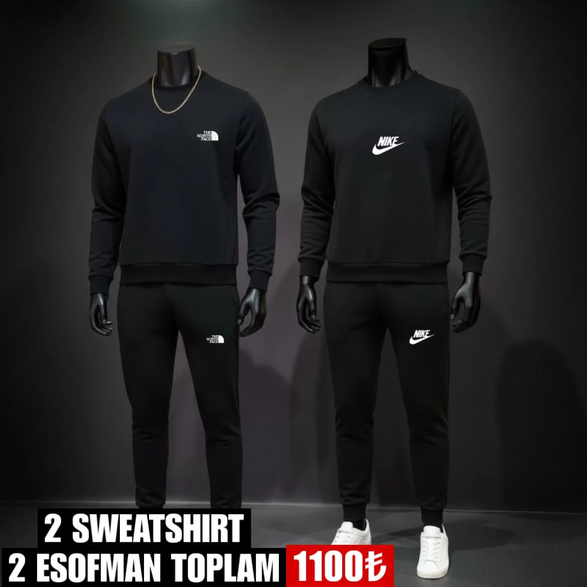 NORTH SİYAH  -NİKE SİYAH TAKIM
