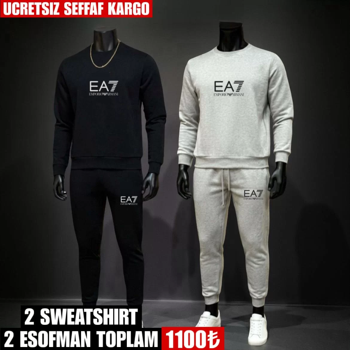 E7 GRİ VE SİYAH TAKIM